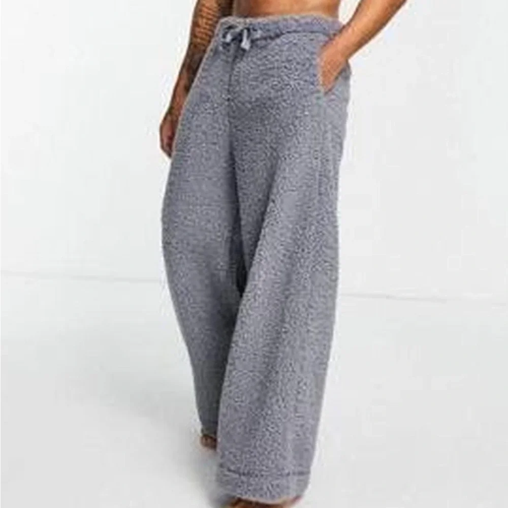 NEW Sonoma Cozy Blue Sherpa Lounge Pants Size 2X ❤️🩷🧡💛  BG 10